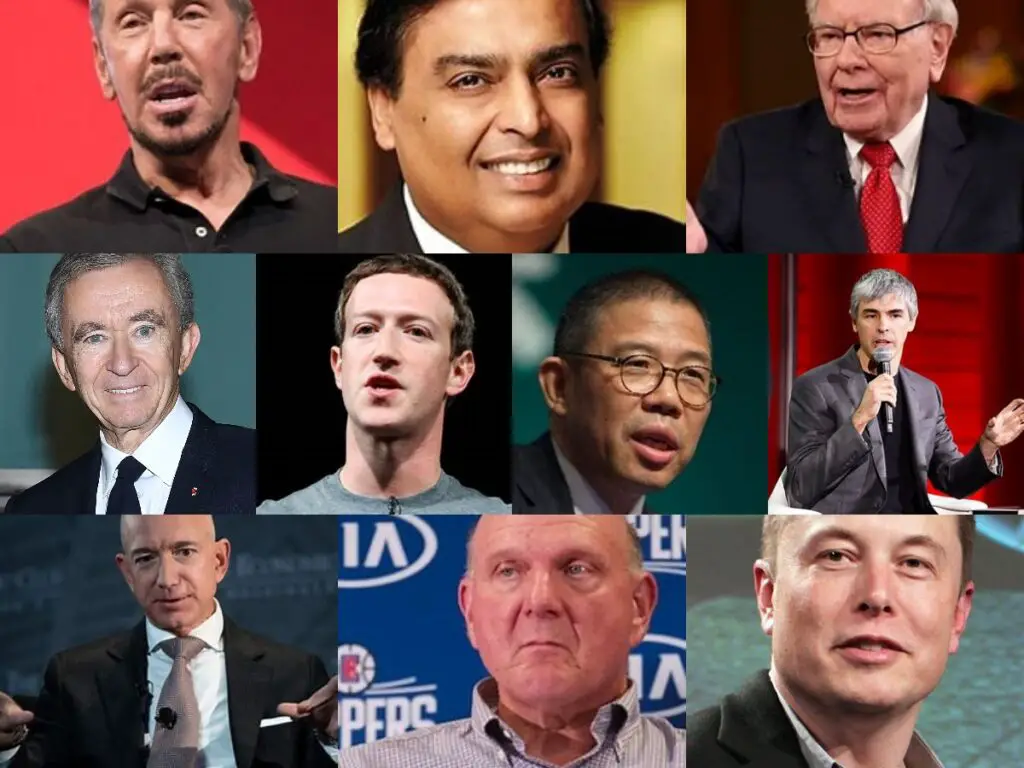 Top 10 World's Billionaires.