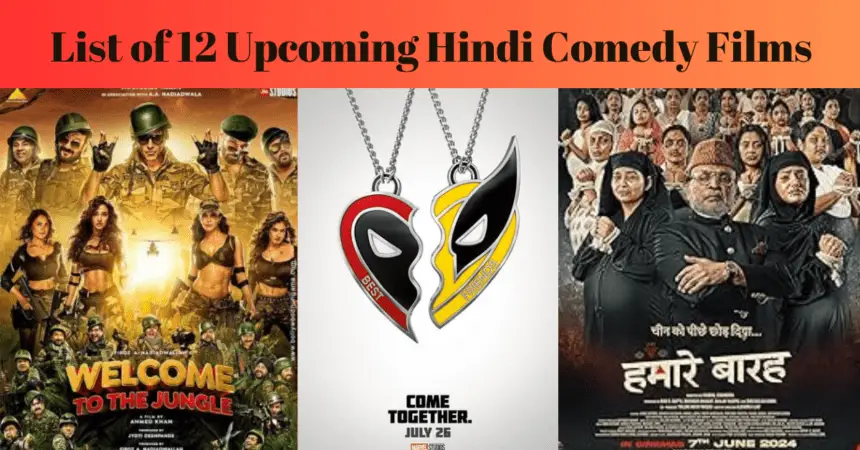 upcoming comedy films